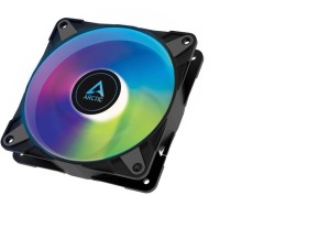 Arctic P12 PWM PST A-RGB 0dB – 120mm Pressure optimized case fan | PWM controlled speed with PST | A