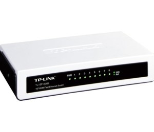 TP-LINK TL-SF1008D v11 Unmanaged L2-Switch mit 8 Ethernet-Ports