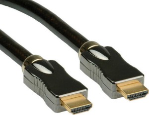 Cable Roline Hdmi 2M 4K Dorado PWEthernet 11.04.5681