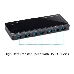 TP-LINK UH720  HUB 7 PORT USB 3.0 ME ΤΡΟΦΟΔΟΤΙΚΟ & 2 Θύρες Φόρτισης