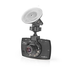 NEDIS DCAM11BK Dash Cam Full HD 2.7 per cruscotto auto con sensore di movimento.
