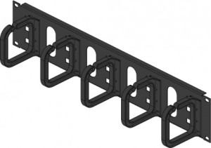 Conteg DP-VP-P7 19 Kabelführung 2HE 80x80mm