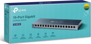 TP-LINK TL-SG116 v1 Unmanaged L2 Switch με 16 Θύρες Gigabit (1Gbps) Ethernet