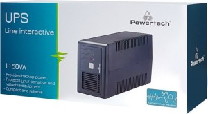POWERTECH UPS Line Interactive PT-1150LI, 1150VA, 690W