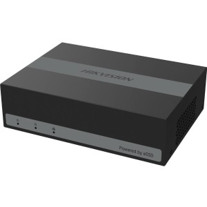 HIKVISION - DS-E04HQHI-B Grabador DVR de 4 canales y 4MP, con SSD de 512G incorporado