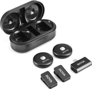 BOYA Omic-U Black 2,4GHz Dual Channel Wireless Microphone For Android USB-C