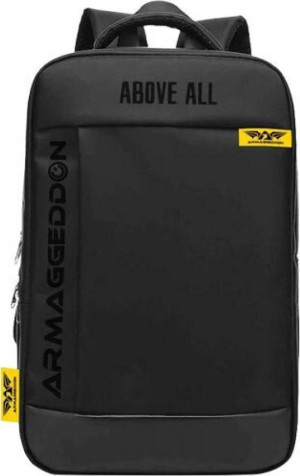 Armaggeddon SHIELD7 Wasserdichter Rucksack für Laptop 15.6 in schwarzer Farbe