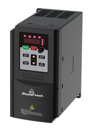 POWERTECH VFD ρυθμιστής στροφών PT-A37G-T43P3P, 3.7KW, 3P