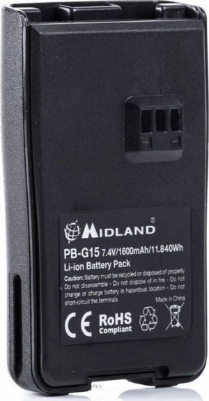 MIDLAND (C1128) PB - G15 - G18 Akku 1600mAh für Midland G15/G18