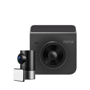 70mai A400-1 Dash Cam Grey w. Screen set w. Rearview cam RC09 - 1440P, 145FOV, 500mAh Car Camera