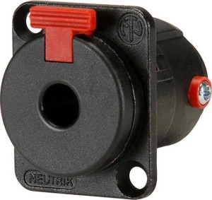 NEUTRIK ΚΑΡΦΙ ΘΗΛΥΚΟ ΣΑΣΙ ΚΛΙΠ ΜΑΥΡΟ NJ3FP6C-B