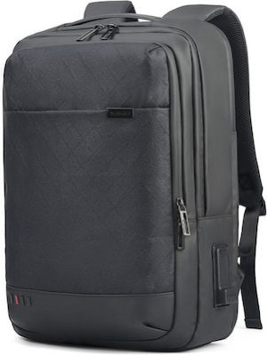 ARCTIC HUNTER τσάντα πλάτης B00328 με θήκη laptop 15.6, USB, 19L, μαύρη