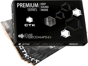 Ctk Premium 2.2 Ηχομονωτικό Φύλλο Απόσβεσης Κραδασμών Αυτοκινήτου 500*370 16 Τεμάχια