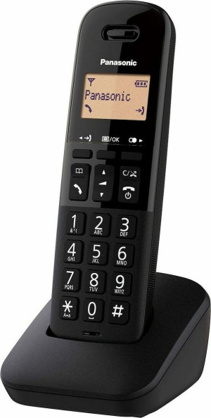 Teléfono Inalámbrico Panasonic ΧX-TGB610GRB Negro