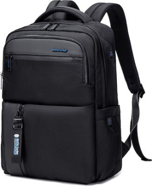 ARCTIC HUNTER τσάντα πλάτης B00477 με θήκη laptop 15.6, μαύρη