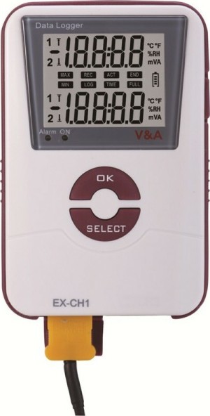 TEMPERATURE + HUMIDITY RECORDER + USB VA600-NH V&A