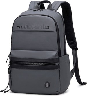 ARCTIC HUNTER τσάντα πλάτης B00536 με θήκη laptop 15.6, 21L, γκρι