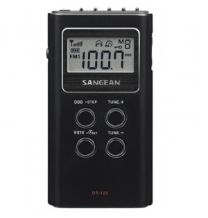 SANGEAN DT-120 TRAGBARES RADIO SCHWARZ