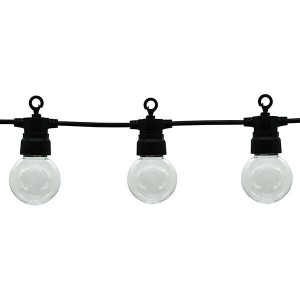 Optonica Στεγανή Γιρλάντα Φωτισμού LED IP65 13m με 20 Λάμπες Θερμό Λευκό