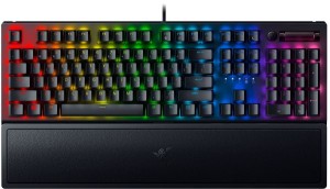 RAZER BLACKWIDOW V3 – MECHANICAL KEYBOARD (GREEN SWITCH) – WRIST REST – GR LAYOUT