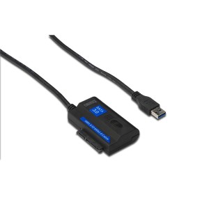 USB 3.0 ADAPTER ΓΙΑ 2,5/3,5 SATA 3 HDD/SSD ΚΑΛ.1,2Μ
