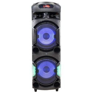 Sistema Karaoke Manta con Microfono Wireless SPK5510 in Colore Nero