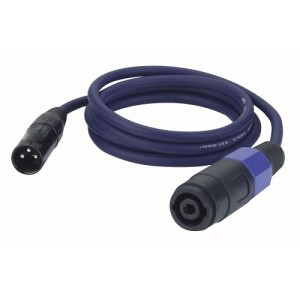 XTREME EUROPA XLR male cable - Speakon male 1,5 Meter