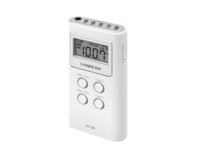 SANGEAN DT-120 WHITE PORTABLE RADIO