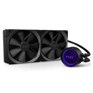 NZXT KRAKEN X63 (280MM) RGB ENFRIADOR LÍQUIDO DE VELOCIDAD VARIABLE - (INCLUYE SOPORTE AM4 Y HUE 2)