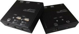 Wert 14.99.3041 Konsolenverlängerung HDMI X4USB 60m MIT UTP