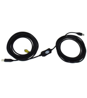 ΚΑΛΩΔΙΟ USB 2.0 A/M B/M 10m ΔΕΔΟΜΕΝΩΝ ΜΕ ΕΝΙΣΧΥΤΗ ΜΑΥΡΟ BAG PLY