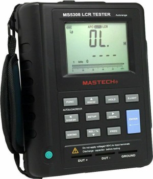 MULTIMETRO DIGITALE DI PRECISIONE LCR (MISURATORE DI CAPACITÀ-PINIOMETRO) MS5308 MASTECH