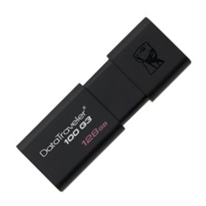KINGSTON USB FLASH SCHWARZ USB 3.0 DT100G3 / 128GB