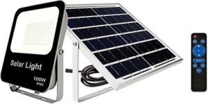 ΠΡΟΒΟΛΕΑΣ LED 100W (DL) 3.2V/20Ah ΜΕ SOLAR PANEL ΚΑΙ REMOTE CONTROL B43100 RLX