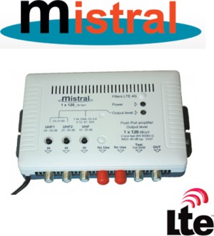 Mistral 1x120 50 dB Κεντρικός Ενισχυτής 0247
