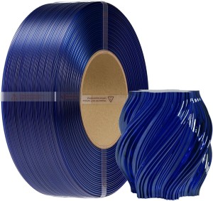 Creality CR-PETG Technology Blue - No Reel 3D Printer Filament, Hard Glossy, Tensile 49MPA, 1 kg Spo