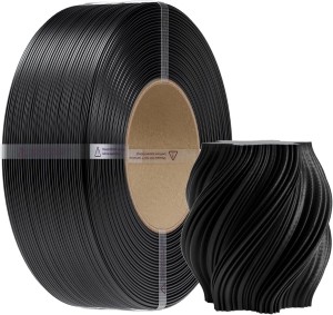 Creality CR-PETG Black - No Reel 3D Printer Filament, Hard Glossy, Tensile 49MPA, 1 kg Spool1.86