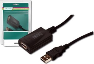 Digitus - DA-70130-4 - USB 2.0 5m USB Καλώδιο USB A Male-Female Μαύρο