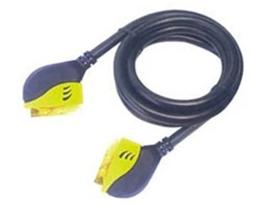 ΚΑΛΩΔΙΟ SCART ΣΕ SCART 3m CU OD10 ΕΠΙΧΡΥΣΟ ΜΑΥΡΟ APV1015-Z D&S