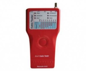 TESTER LAN-KABEL TELEFON KOAXONIC + USB + FIREWIRE 12-25-058 COMP