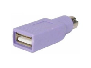 Wert, 12.99.1073, USB Adapter Buchse auf P/S 2 Stecker für Tastatur