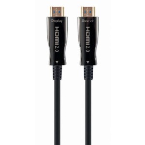Cablexpert Active Optical Aoc Cable HDMI 2.0 HDMI macho - HDMI macho 80m Negro
