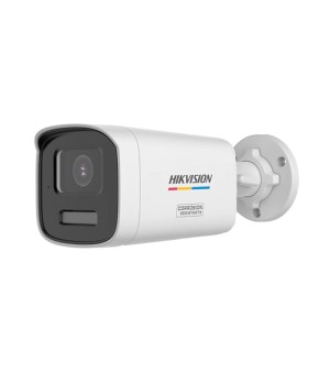HIKVISION DS-2CE12UF3T-LSYE(2.8mm) Αναλογική κάμερα bullet ανάλυσης 8MP, φακός 2.8 mm, Smart Hybrid Light, ColorVu, με μικρόφωνο.