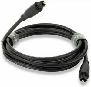 QED Optical Audio Cable TOS male - TOS male Black 3m (QE8177)