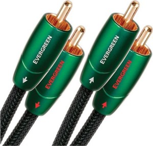 Audioquest Cable 2x RCA male - 2x RCA male 1m (Evergreen)