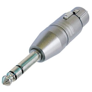 NEUTRIK NA3FP ADAPTER XLR BUCHSE-STUD MALE.STER