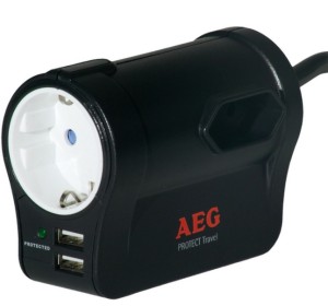 AEG Protect Travel Protezione da viaggio con caricatore USB aggiuntivo