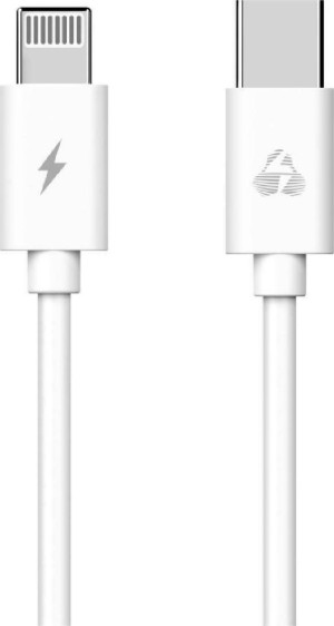 Cable Powertech USB-C a Lightning 20W Blanco 1m (PTR-0092)