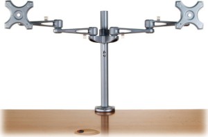 VALUE Office Arm for 2 Monitors (2x10kg) 17.99.1133