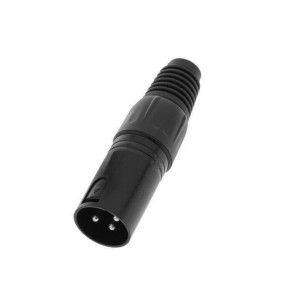 XLR CANON 3P ΑΡΣΕΝΙΚΟ ΜΑΥΡΟ/ΜΑΥΡΟ JT-2047 JKG
